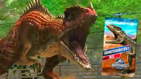 Giganotosaurus Gen Tournament Jurassic World The Game Youtube