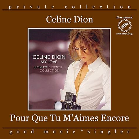 Good Music Celine Dion Pour Que Tu M Aimes Encore