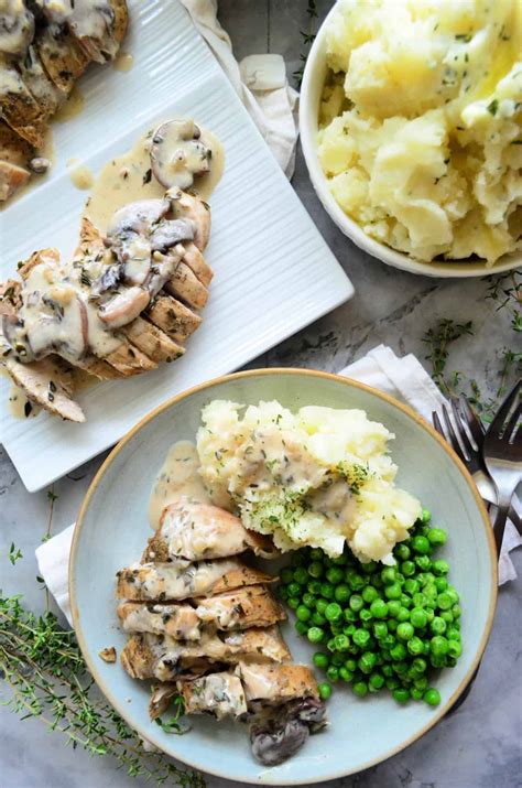 Instant Pot Turkey Tenderloin With Mushroom Gravy Katie S Cucina