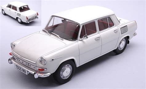 BALOCCO Ingrosso Modellismo Online SKODA 100 MB 1968 WHITE 1 24