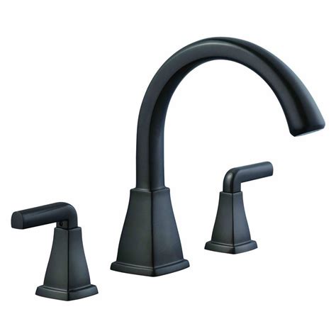 Glacier Bay Brookglen 2 Handle Deck Mount Roman Tub Faucet In Oil Rubbed Bronze 461 8216 The