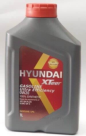 Hyundai Xteer Gasoline Ultra Efficiency W Engine Oil L