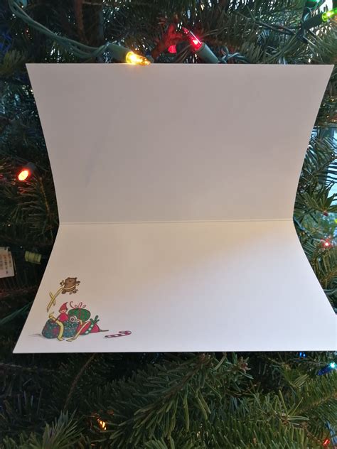 Chismas Card Reindeer Elf On The Shelf Etsy