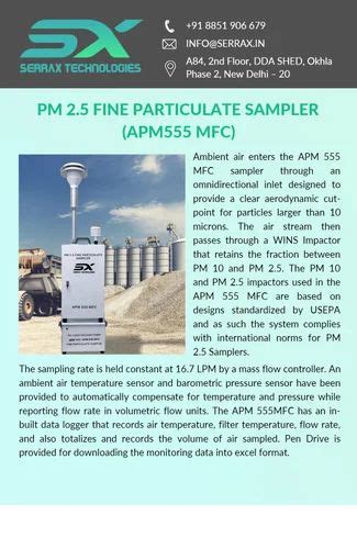 Combo Dust Sampler Pm Pm At Rs Tehkhand New Delhi Id