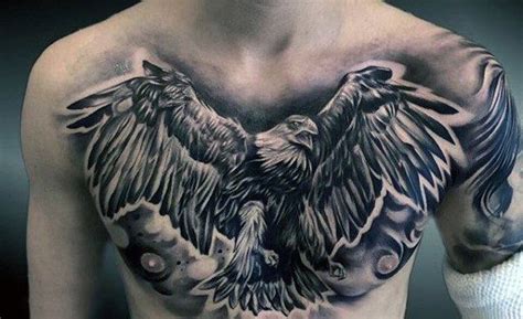 80 Cool Eagle Chest Tattoos For Men 2024 Inspiration Guide Chest Tattoo Men Eagle Chest