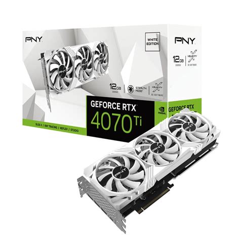 PNY Karta graficzna GeForce RTX 4070 Ti 12GB LED Verto biała Sklep