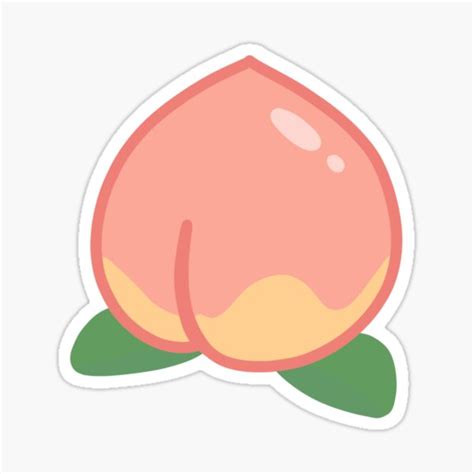 Animal Crossing Peach Sticker By Melaniebuk | ubicaciondepersonas.cdmx ...