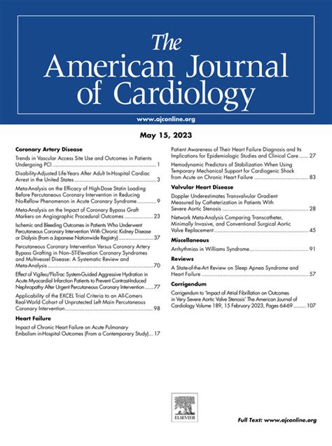 American Journal Of Cardiology