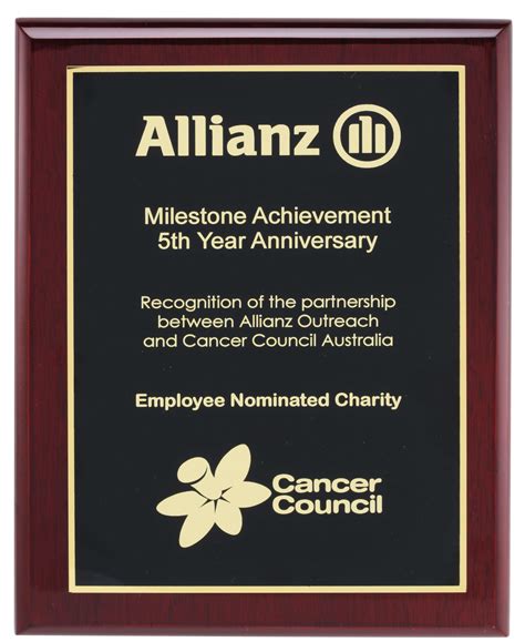 Designer Plaques - Black from $64.16 - Timber Plaques - Corporate ...