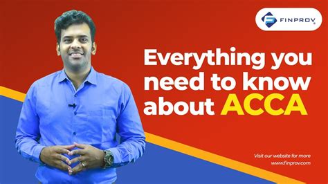 Acca Certification Know Acca Eligibility Acca Exemptions Acca Affiliate And Member Finprov