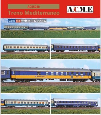 Modellismo Ferroviario SalentoRailroad ACME 55080 Set 5 Carrozze