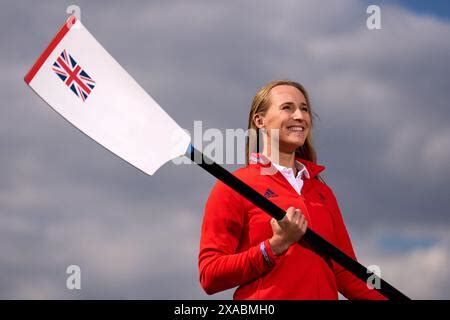 Heidi Long während einer Team GB Kitting Out Session vor den