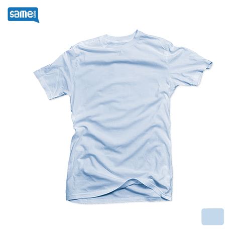 Kaos Polos Biru Muda Samesame Clothing