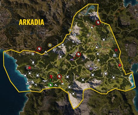 Ac Odyssey Arcadia Map Tombs Ostracons Documents Secrets