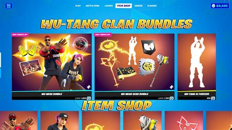 New Wu Tang Clan Wu Wear And Gear Bundles Item Shop Preview Fortnite