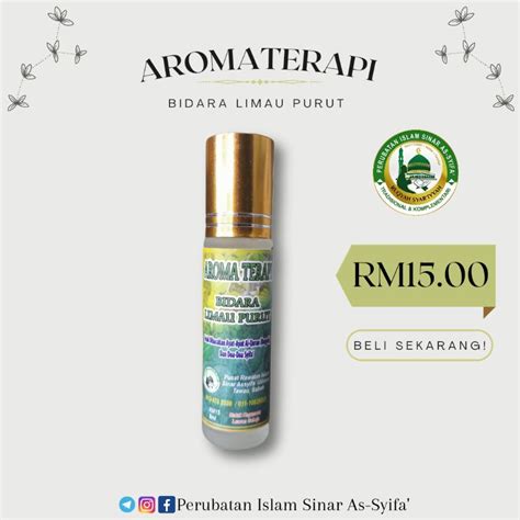 Aromaterapi Bidara Limau Purut Shopee Malaysia