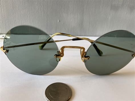 Vintage 1960 S Round John Lennon Style Sunglasses Gem