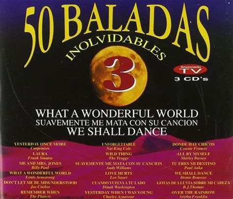 50 Baladas Inolvidables V 3 Various Amazon Es Cd Y Vinilos}