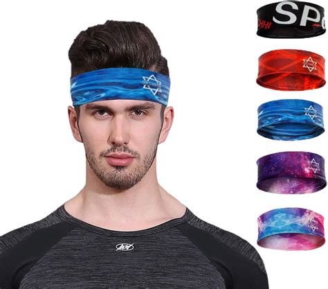 Dressfan Bandeau De Sport Bandeau Cheveux Pour Femmes Et Hommes