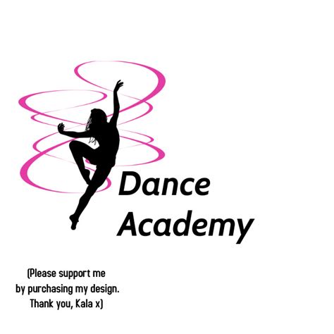 Dance Academy Ballet School Logo Template Postermywall