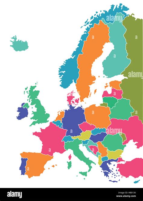 European Union Map Hi Res Stock Photography And Images Alamy