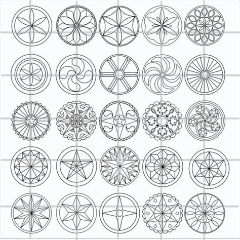 Hex Sign Templates