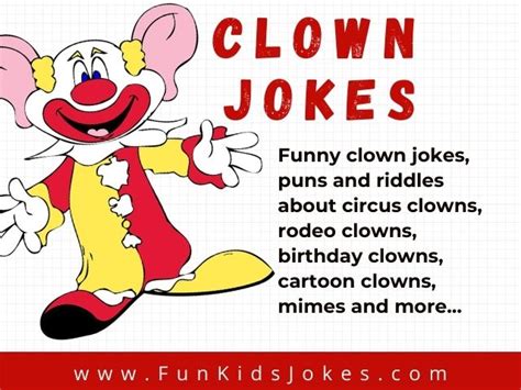 Clown Jokes - Clean Clown Jokes for Kids & Adults