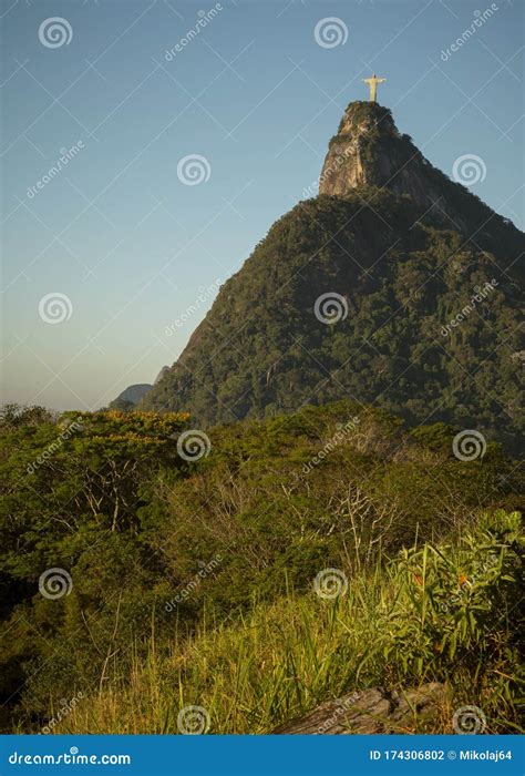 Corcovado Mountain in Rio De Janeiro, Brazil Editorial Photography ...