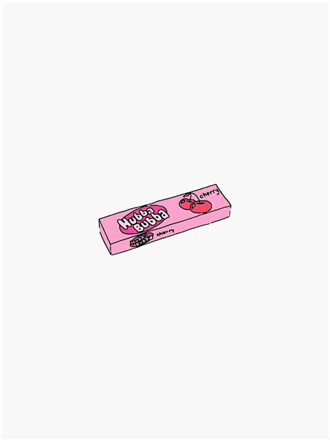 Hubba Bubba Sticker For Sale By Flowersofthesun Redbubble