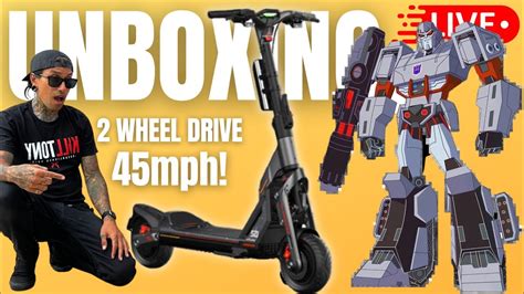 Unboxing And Assembly Transformers Segway Gt2 Electric Scooter Megatron