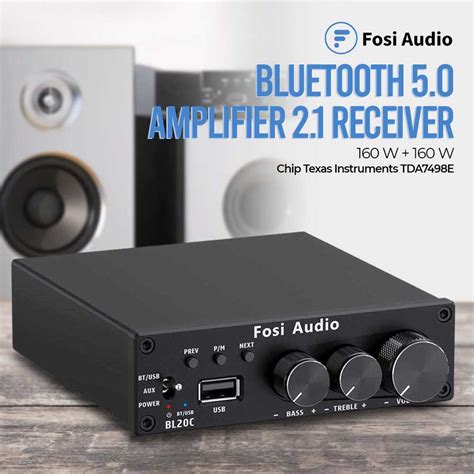 Jual Fosi Audio Bluetooth 5 0 Amplifier 2 1 Receiver Class D