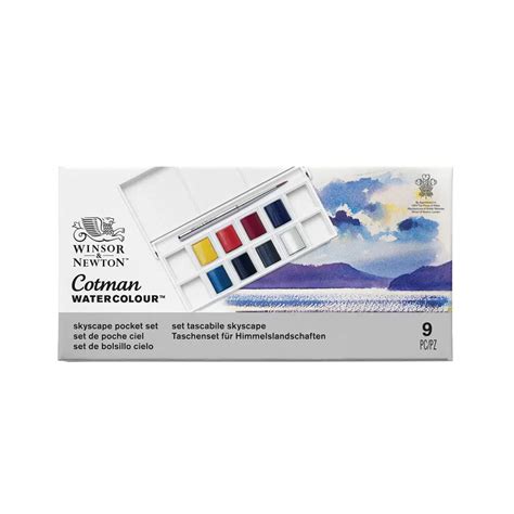 Estojo Aquarela Pastilha C W N Cotman Skyscape