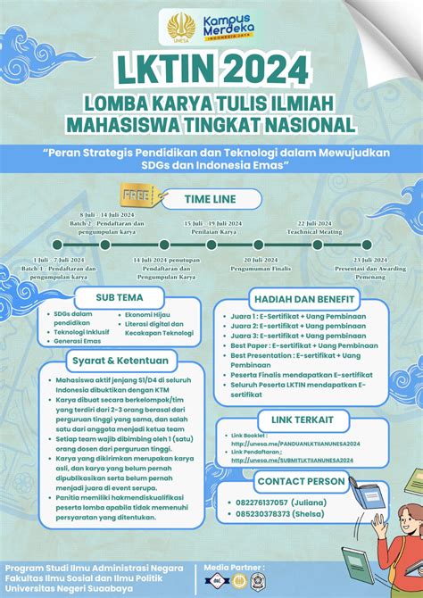 Lomba Karya Tulis Ilmiah Mahasiswa Tingkat Nasional