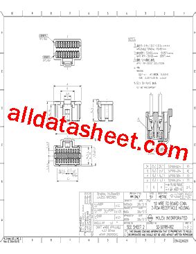 501189 2010 데이터시트 PDF Molex Electronics Ltd