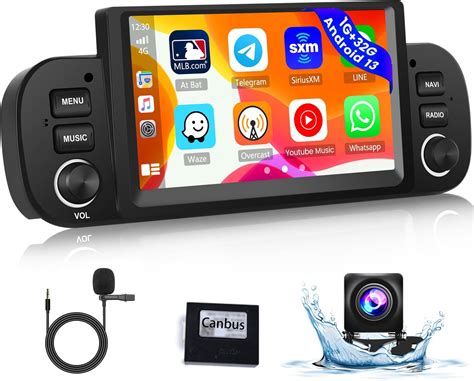 Android 13 Autoradio Carplay für FIAT Panda 2013 2020 Touch Display 6 2