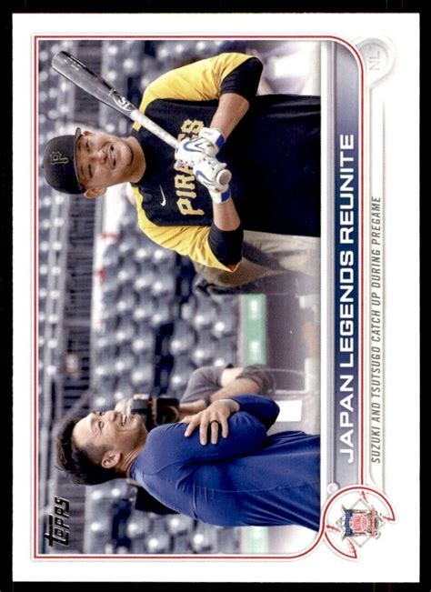 2022 Topps Update Us218 Japan Legends Reunite Seiya Suzukiyoshitomo