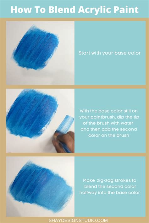 How To Blend Acrylic Paint Acrylic Painting Tips Acrylic Painting