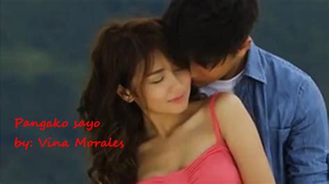 Vina Morales Sing To Pangako Sa Yo Lyrics Kathryn Bernardo At Daniel Padilla Youtube