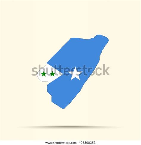 Map Galmudug Galmudug Flag Colors Stock Vector (Royalty Free) 408308353 ...