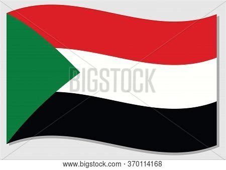 Waving Flag Sudan Vector Photo Free Trial Bigstock