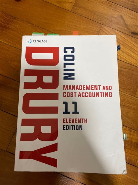 Management And Cost Accounting Drury Colin Hobbies Toys Books