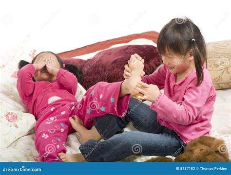 Tickling Feet Stock Photography | CartoonDealer.com #8236994