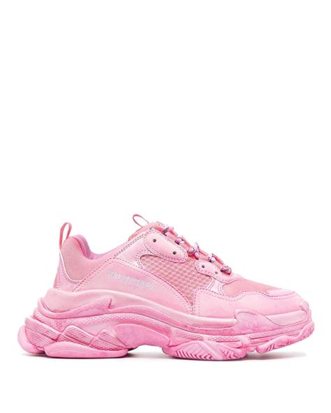 Balenciaga Triple S Sneakers In Pink Lyst