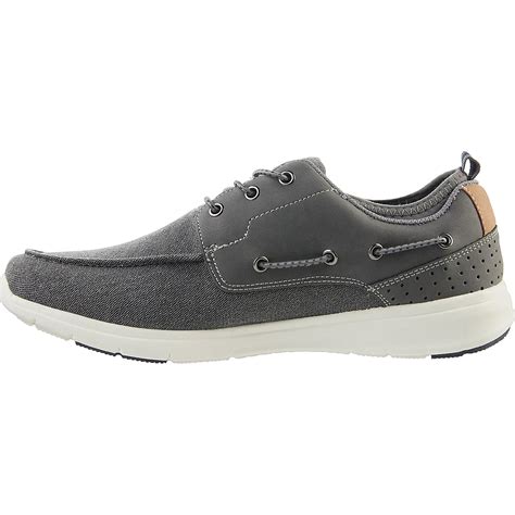 Magellan Outdoors Mens Mahi Ii Canvas Slip On Boat Shoes Academy