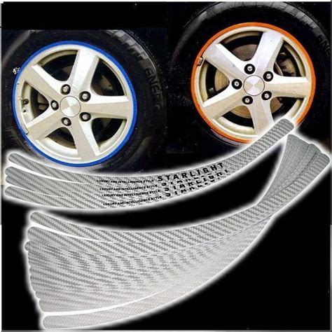 Buy CAR ROUND WHEELS RIMS DECORATION DECALS STICKER GRAY TRIM 19 Inch