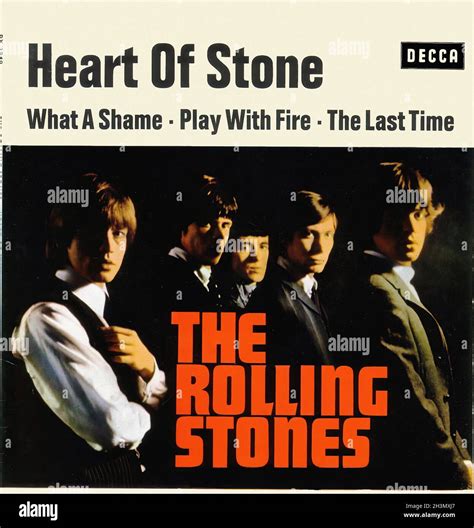 Vintage Vinyl Recording Rolling Stones The Heart Of Stone D