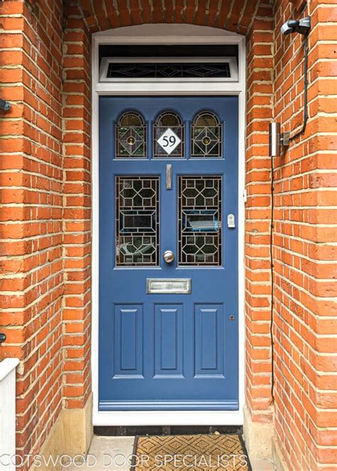 Brilliant Blue Edwardian Door Cotswood Doors London