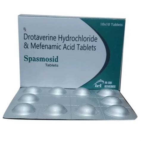 Cellestus Drotaverine Hydrochloride And Mefenamic Acid Tablets In Sid