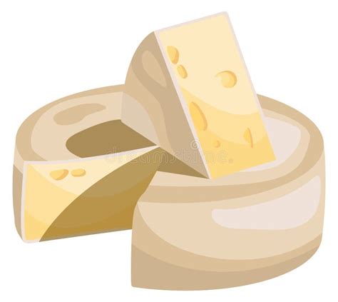 Cheese Wheel Piece Cheese Stock Illustrations 961 Cheese Wheel Piece