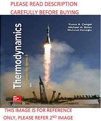 Thermodynamics By Michael Boles And Yunus Cengel 9th Intl Softcover Ed